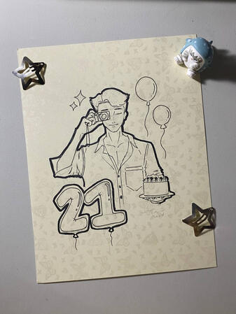 bust up, simple elements bg